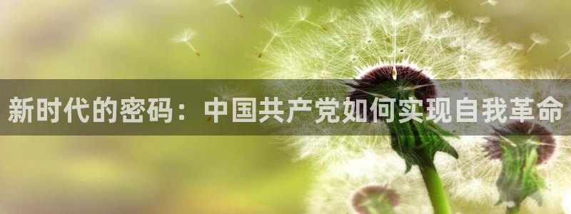 新航娱乐公司怎么样：新时代的密码：中国共产党如何实现自我革命