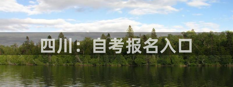 新航娱乐公司问题解决：四川：自考报名入口