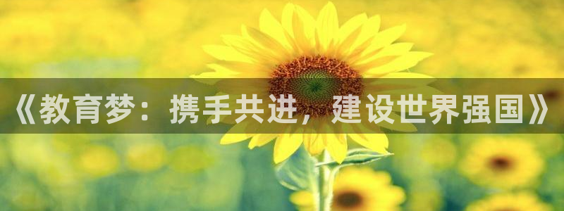 新航娱乐街7O935：《教育梦：携手共进，建设世界强国》