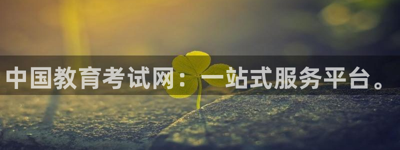 新航娱乐公司问题：中国教育考试网：一站式服务平台。