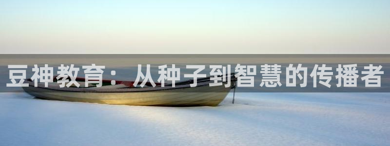 新航娱乐值得买吗：豆神教育：从种子到智慧的传播者