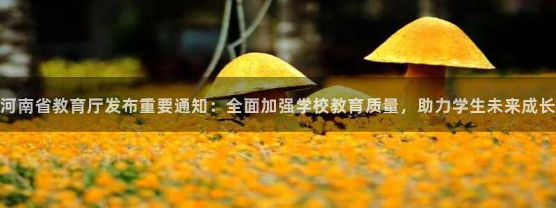 新航娱乐开户：河南省教育厅发布重要通知：全面加强学校教育质量