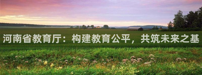 新航娱乐公司：河南省教育厅：构建教育公平，共筑未来之基